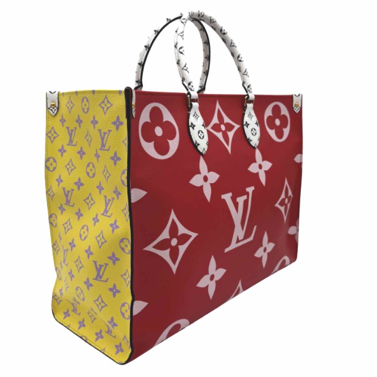 LOUIS VUITTON Monogram Giant OnTheGo GM Rouge Rose