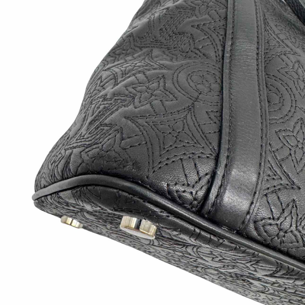 LOUIS VUITTON Monogram Quilted Leather Antheia Ixia PM Black