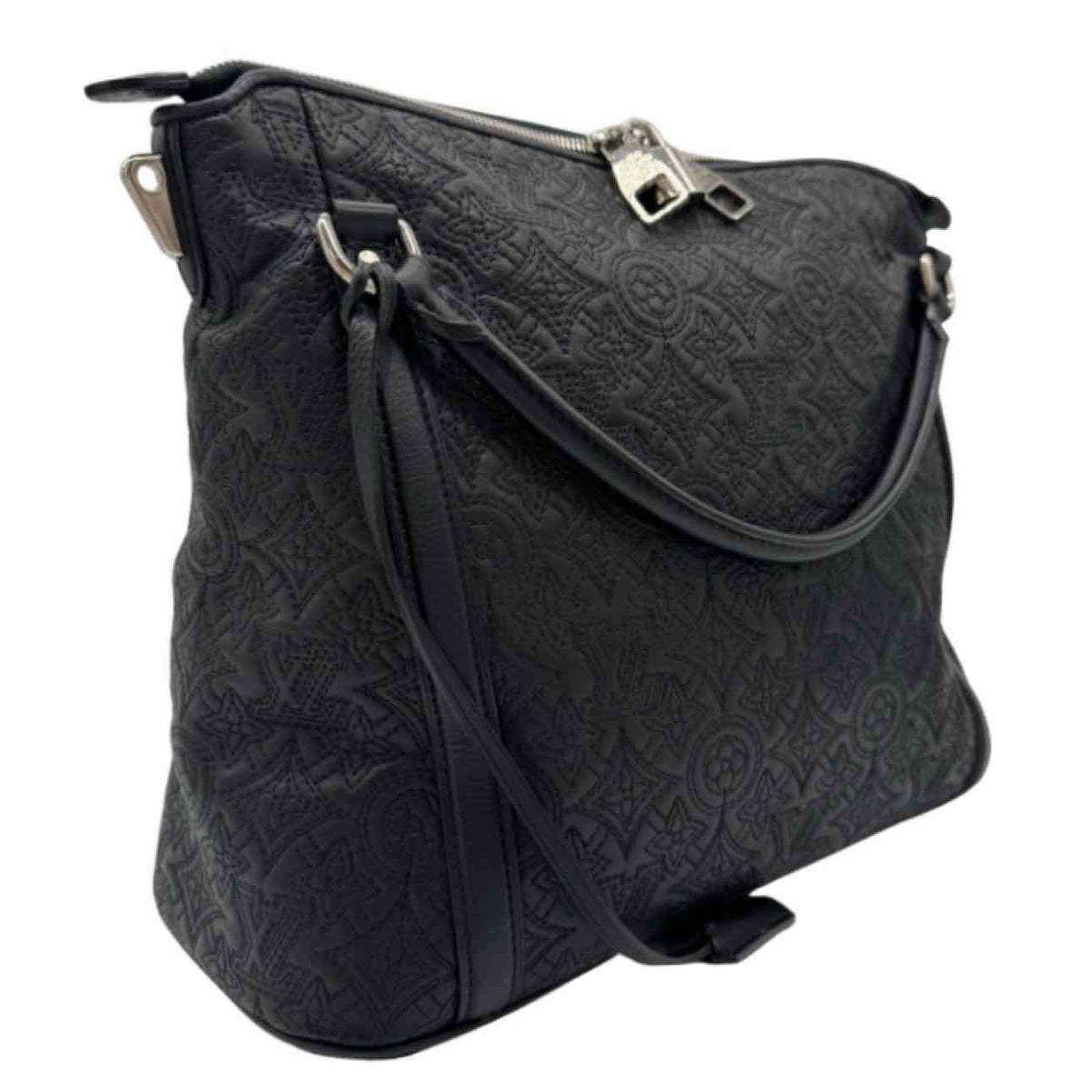 LOUIS VUITTON Monogram Quilted Leather Antheia Ixia PM Black