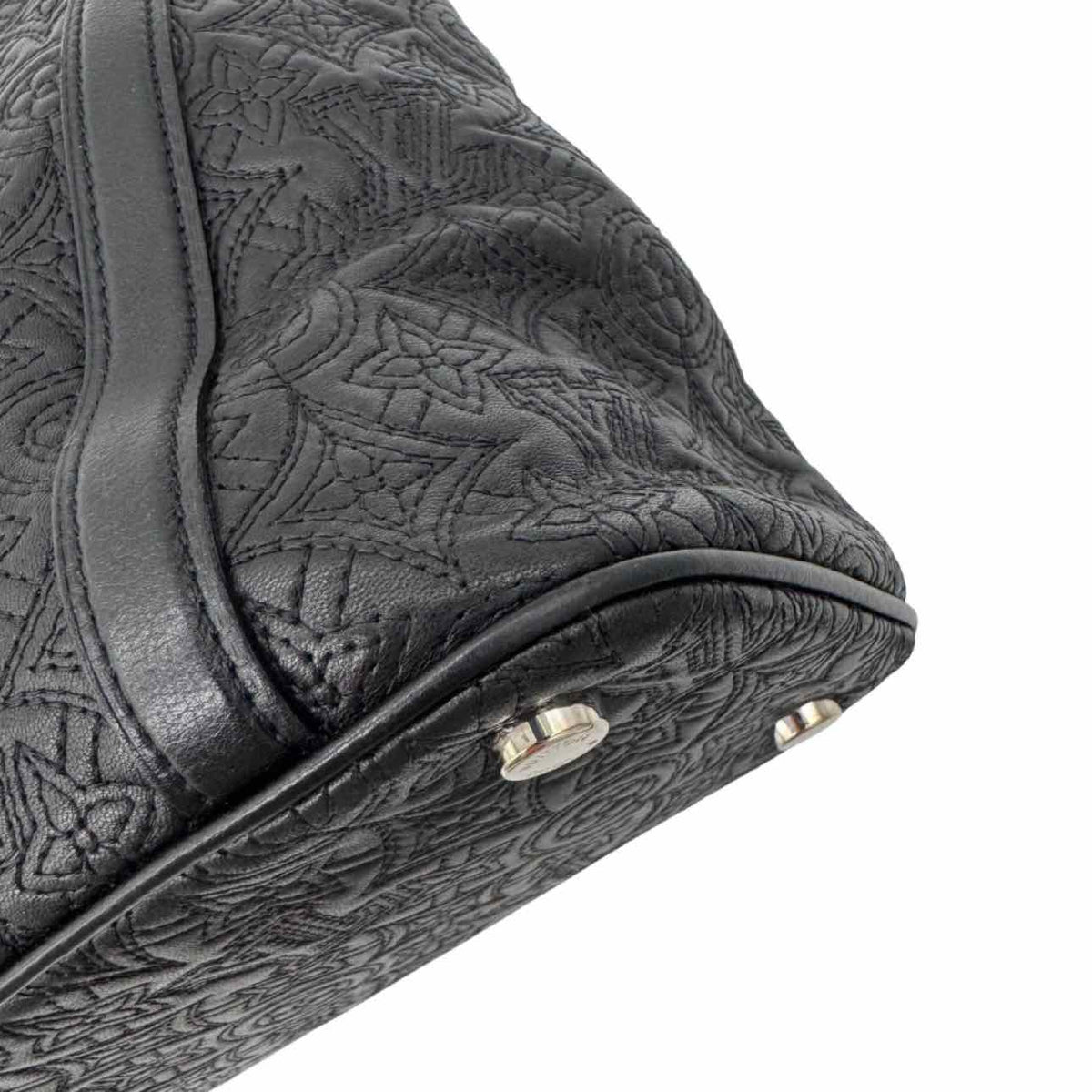 LOUIS VUITTON Monogram Quilted Leather Antheia Ixia PM Black