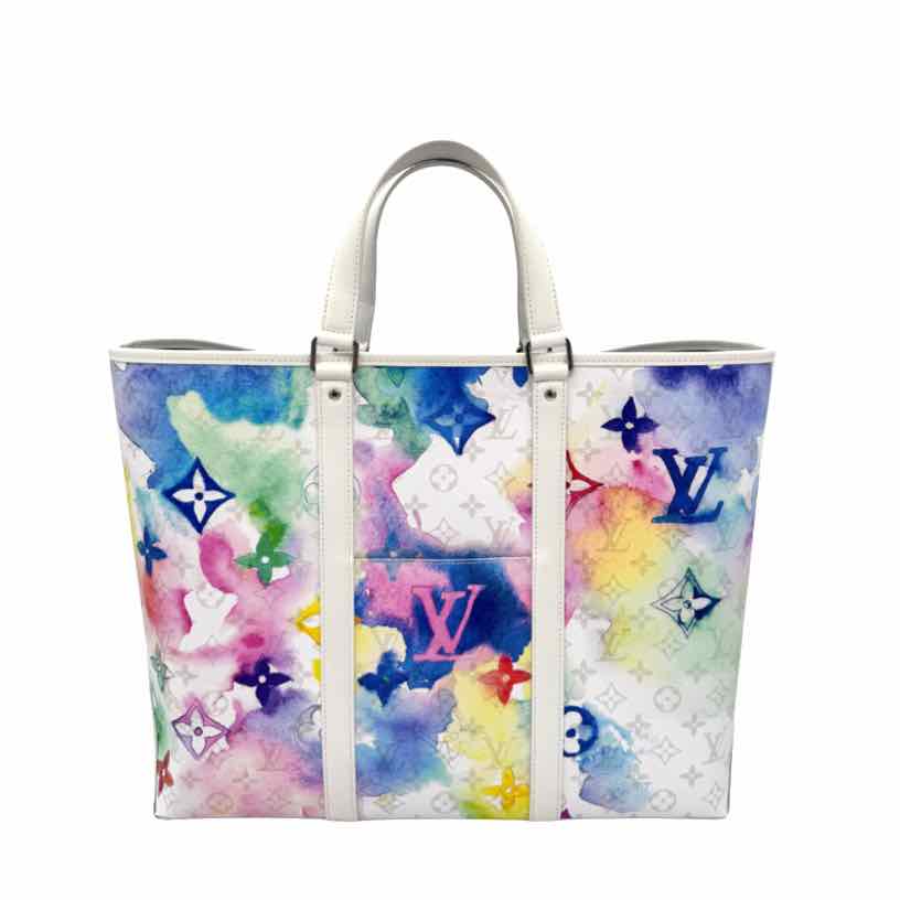 LOUIS VUITTON Monogram Watercolor New Tote GM Multicolor (Pre-Owned)