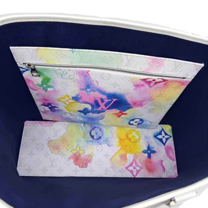LOUIS VUITTON Monogram Watercolor New Tote GM Multicolor (Pre-Owned)