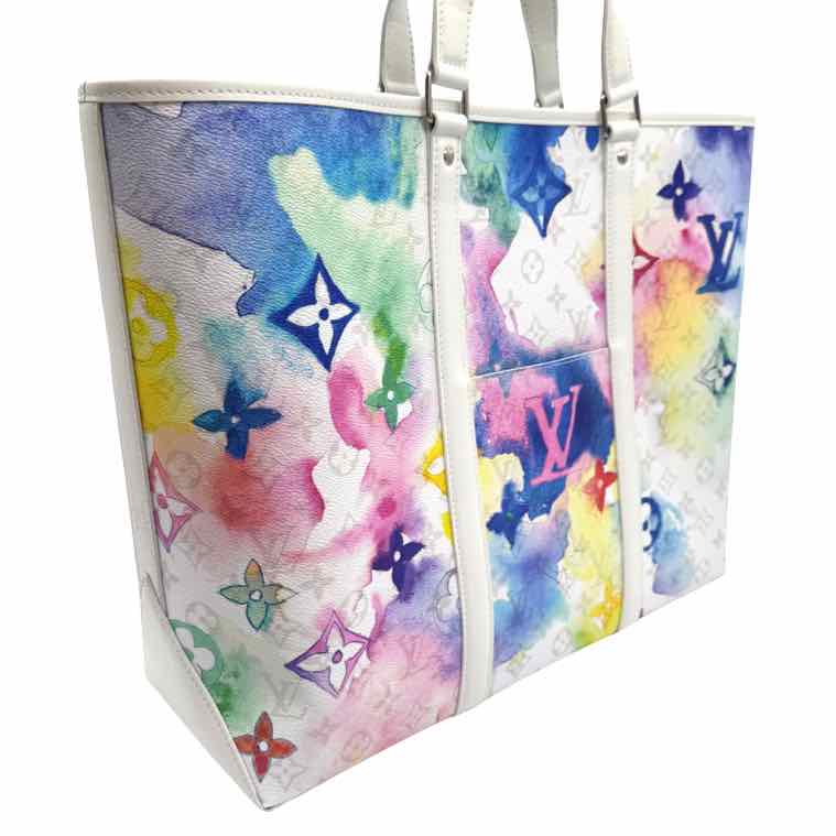 LOUIS VUITTON Monogram Watercolor New Tote GM Multicolor (Pre-Owned)