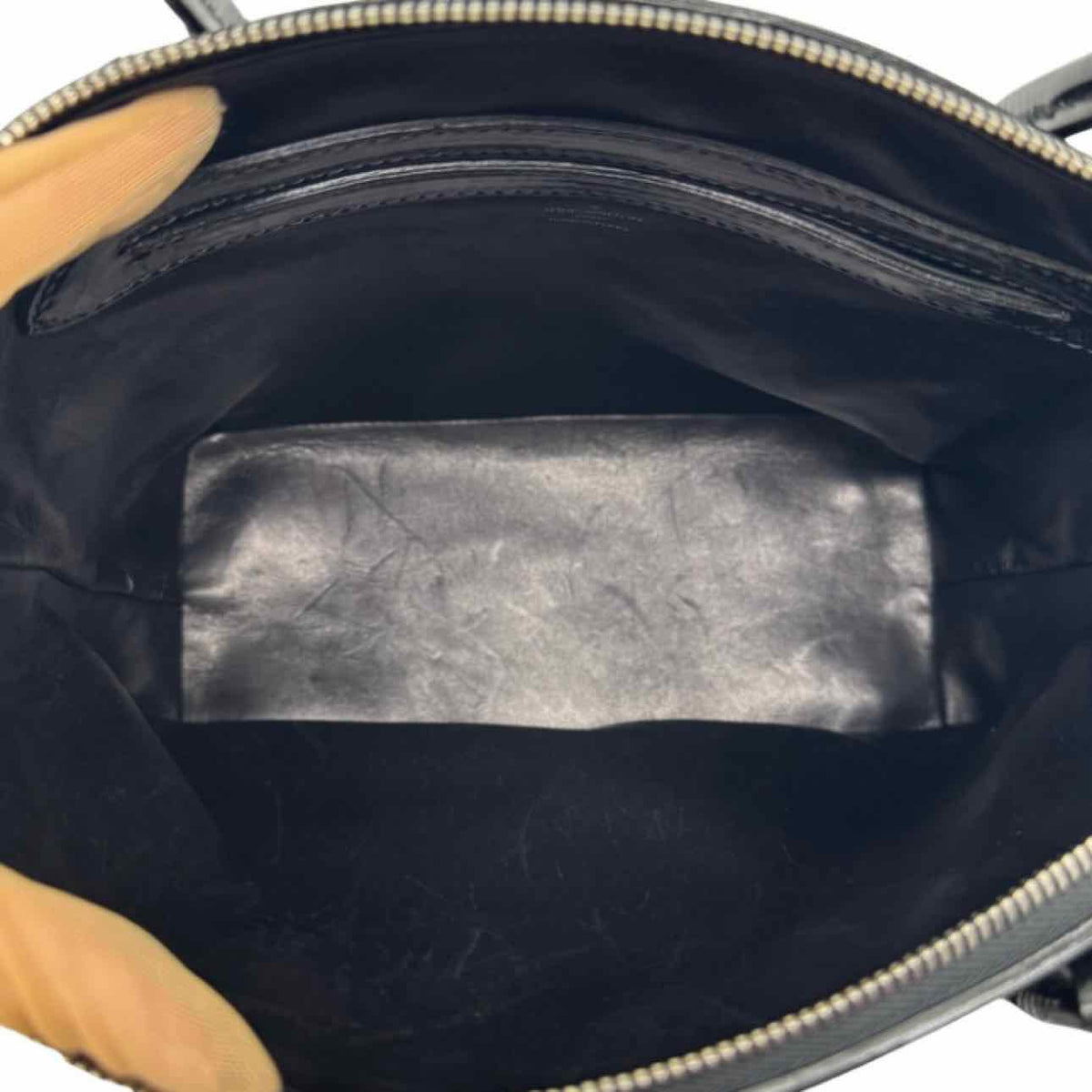 LOUIS VUITTON Vernis Monogram Fascination Lockit Tote Black