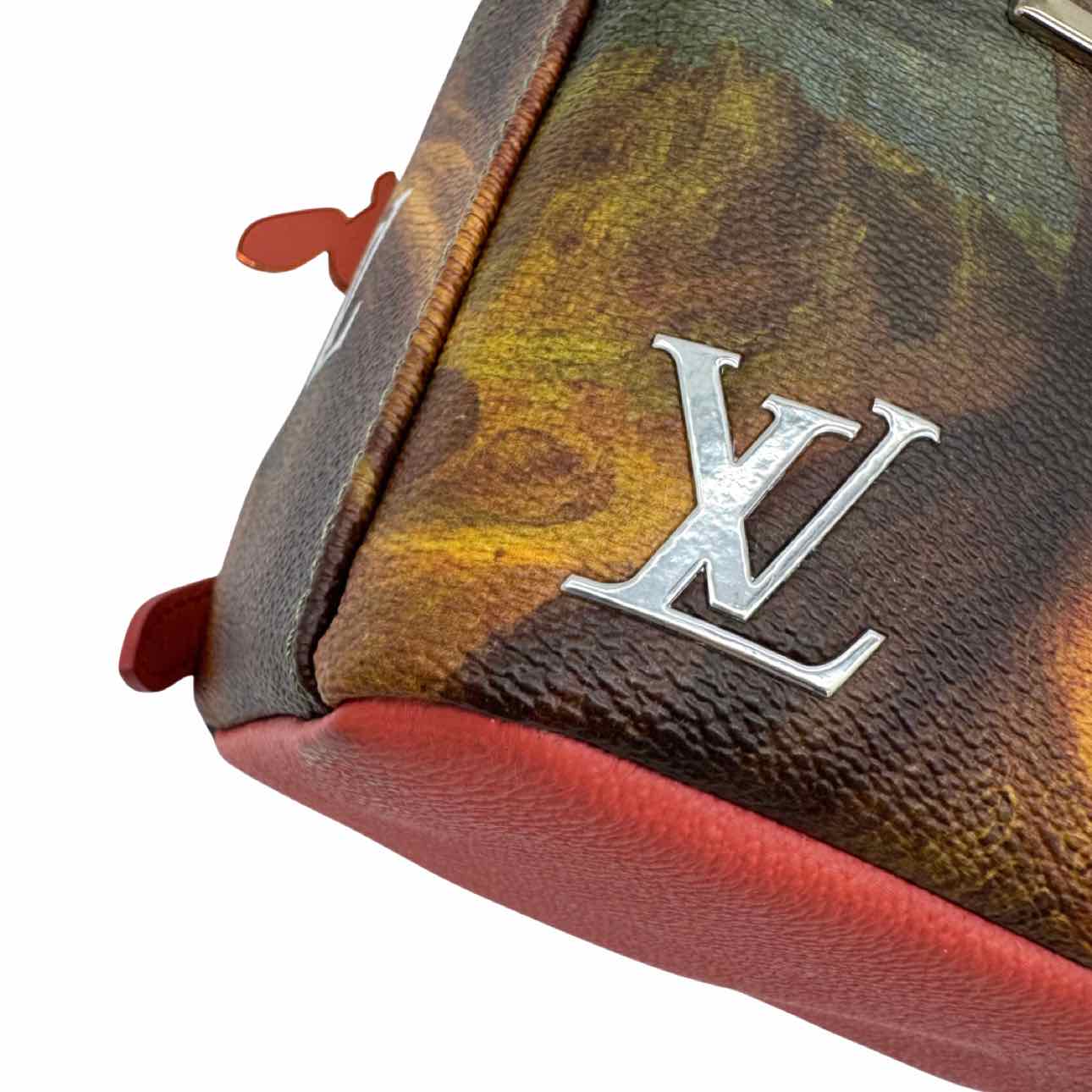 LOUIS VUITTON X Jeff Koons Canvas Masters Da Vinci Palm Springs PM Backpack