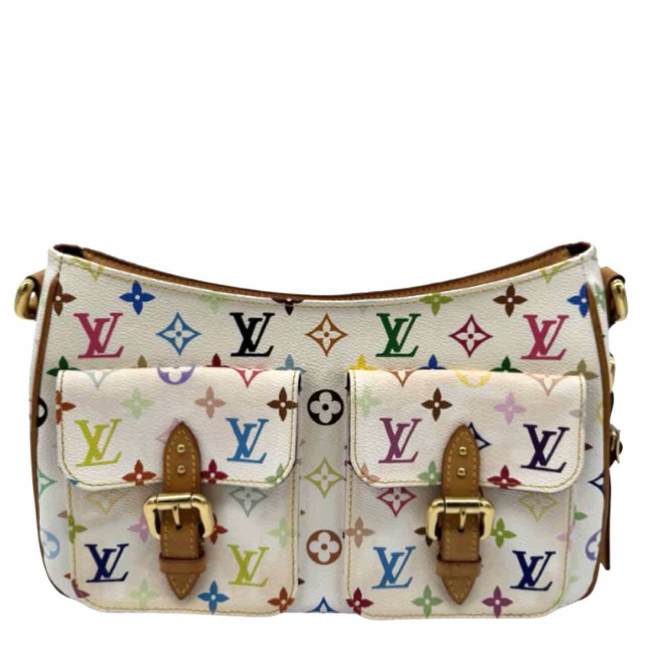 LOUIS VUITTON X Murakami Multicolor Monogram Canvas Lodge GM Shoulder Bag