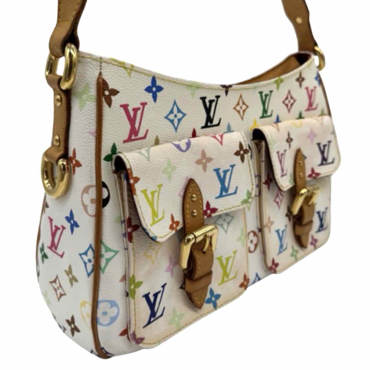 LOUIS VUITTON X Murakami Multicolor Monogram Canvas Lodge GM Shoulder Bag