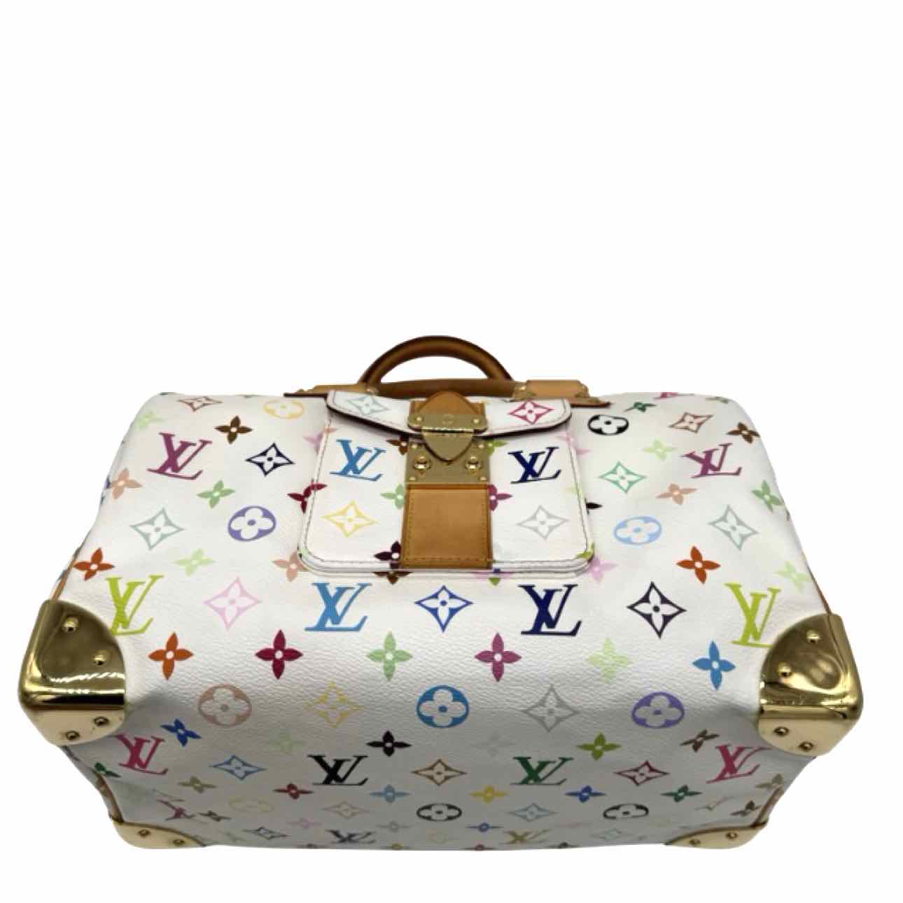 LOUIS VUITTON X Takashi Murakami Monogram Multicolor Speedy 30 White
