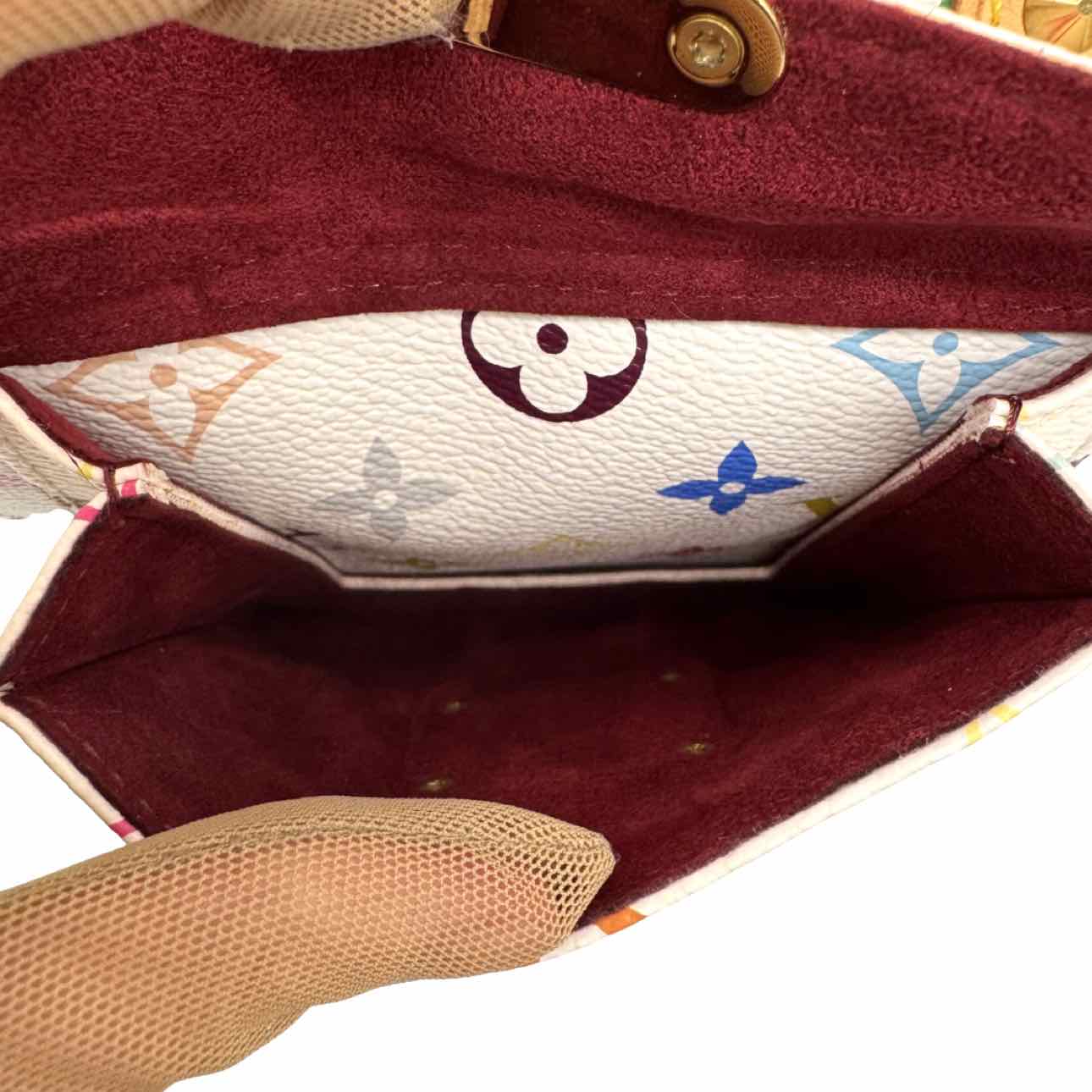 LOUIS VUITTON X Takashi Murakami Monogram Multicolor Speedy 30 White