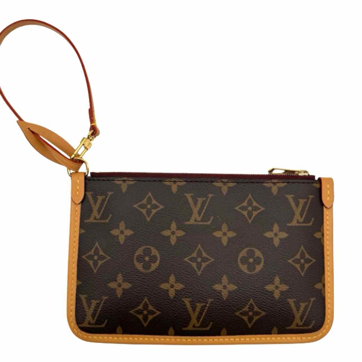 Louis Vuitton Monogram Canvas Carry All PM Shoulder Bag Brown