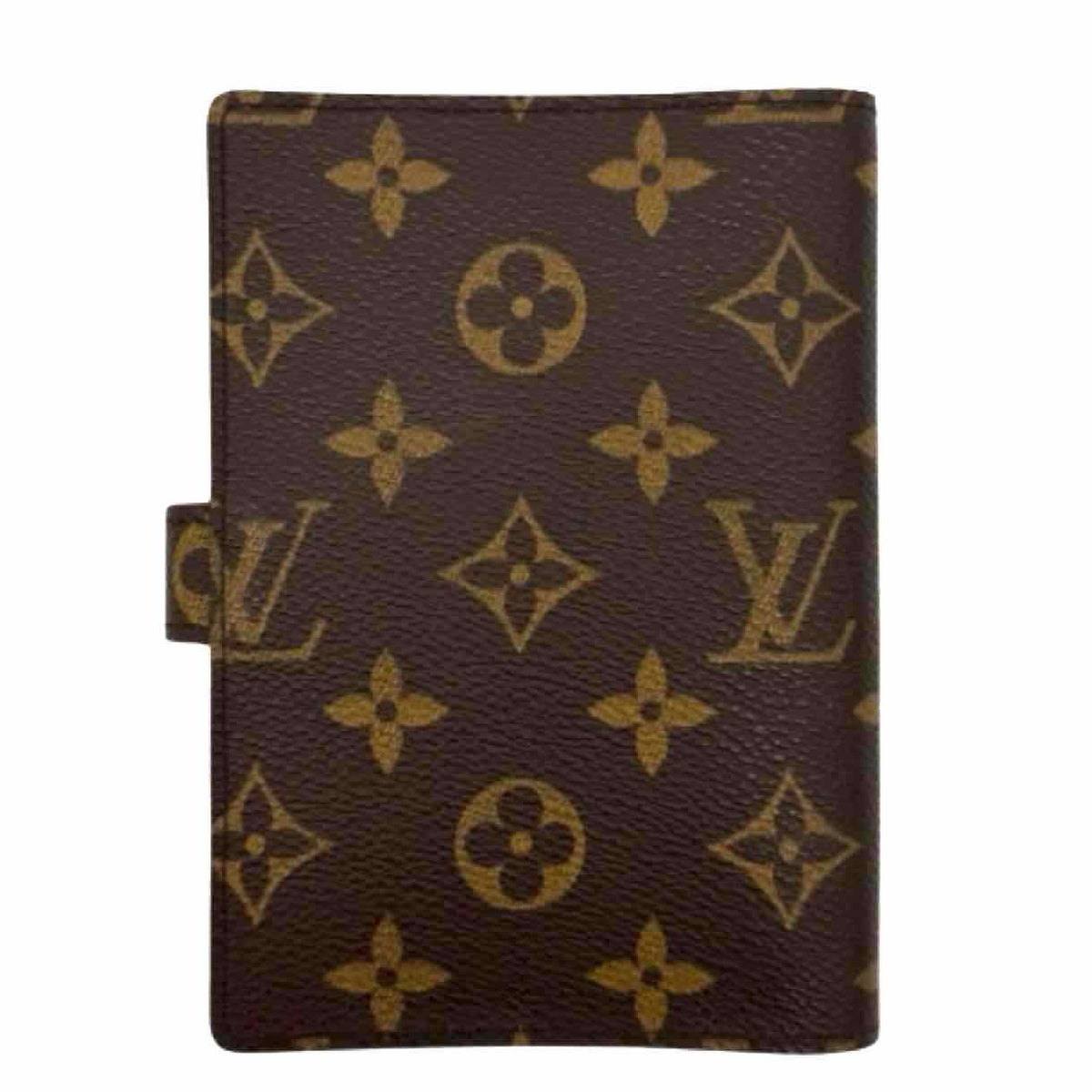 LOUIS VUITTON Monogram Canvas Small Ring Agenda Cover Brown