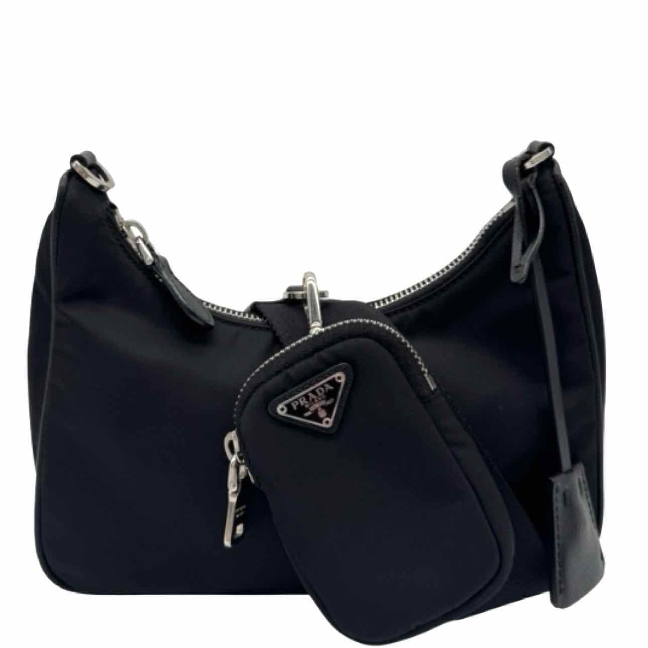 PRADA Nylon Re-Edition 2005 Crossbody Bag Black