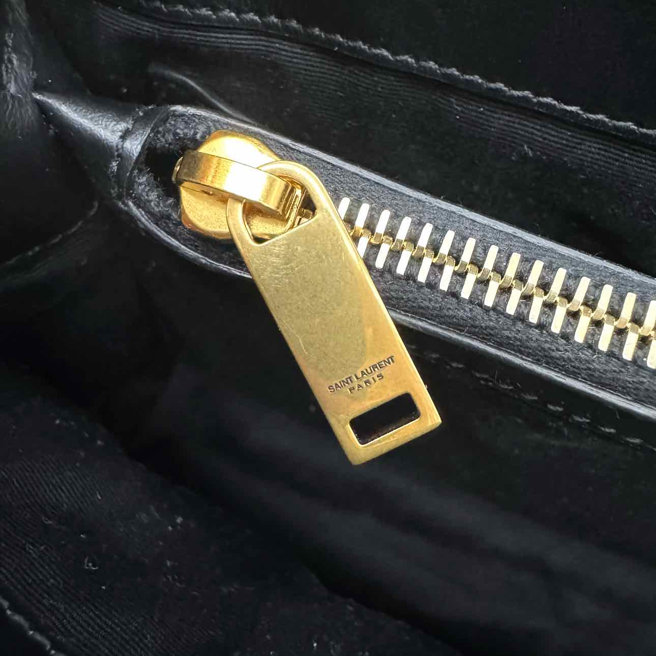 SAINT LAURENT Calfskin Matelasse Chevron Small Loulou Shoulder Bag