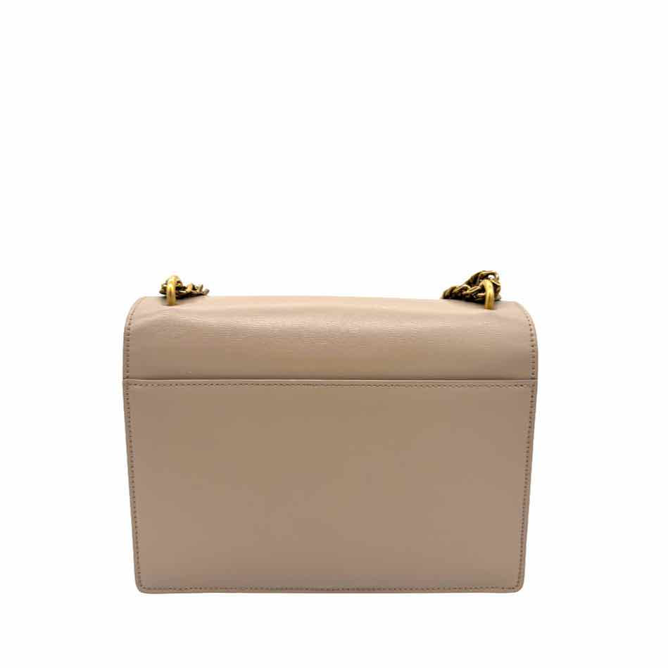 SAINT LAURENT Calfskin Medium Sunset Dark Beige Shoulder Bag (Pre-Owned)
