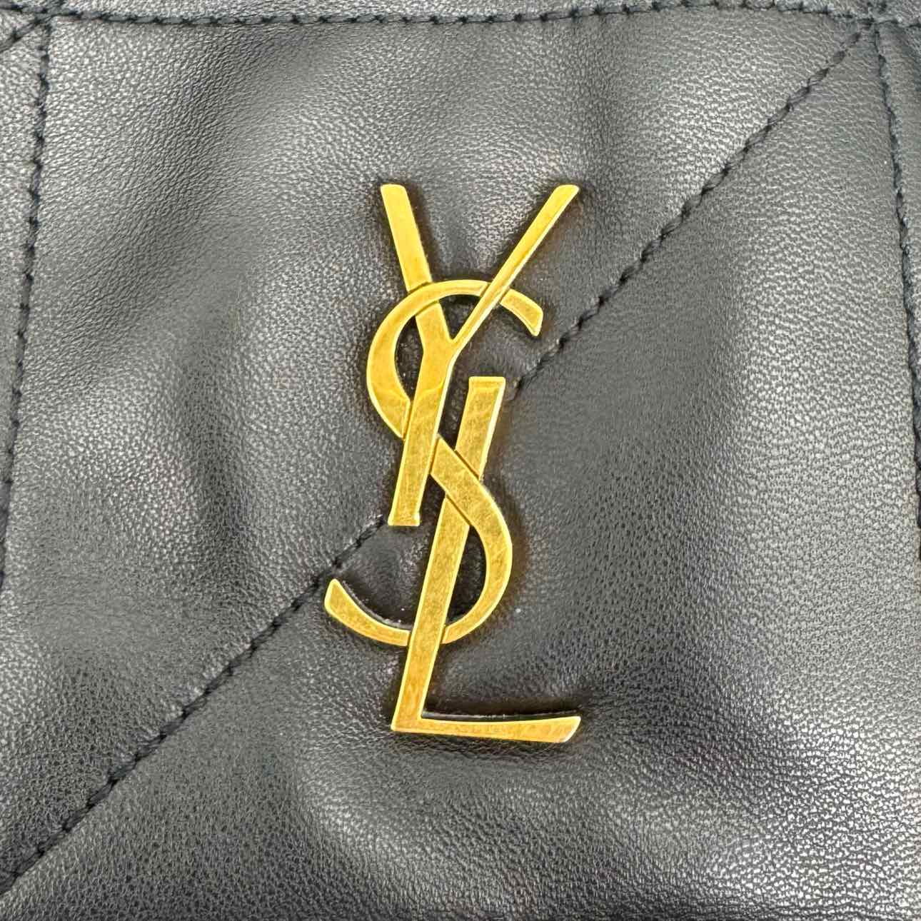 SAINT LAURENT Lambskin Jamie Medium Shoulder Pouch Black