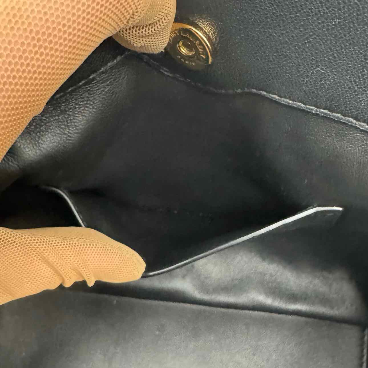 SAINT LAURENT Lambskin Jamie Medium Shoulder Pouch Black