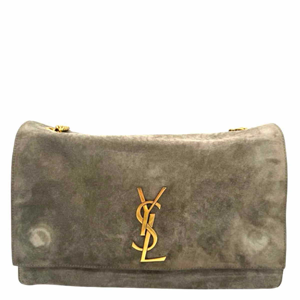 SAINT LAURENT Leather/Suede Reversible Medium Kate Shoulder Bag