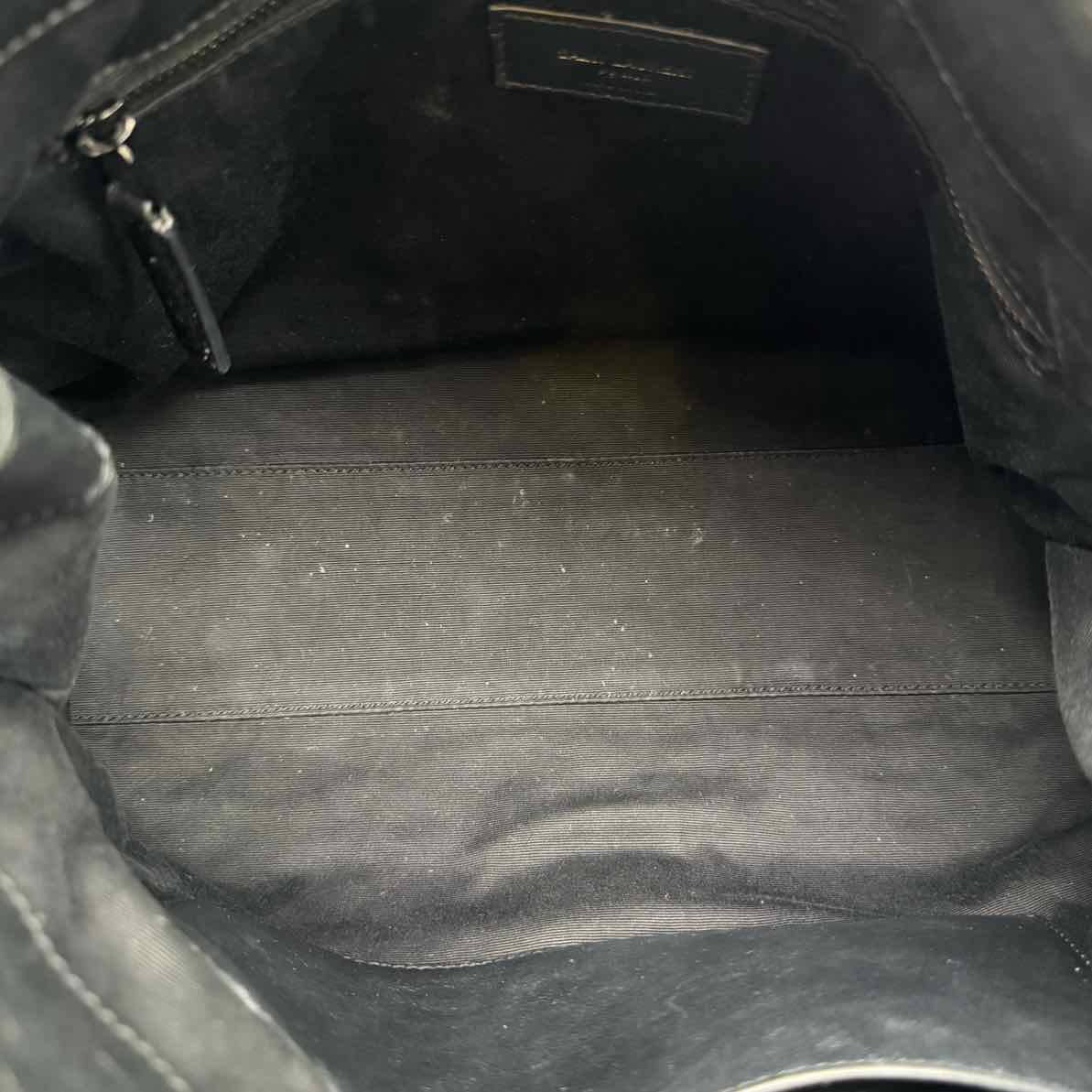 SAINT LAURENT Vintage Calfskin Niki Shopping Bag Black (Pre-Owned)