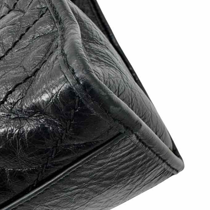 SAINT LAURENT Vintage Calfskin Niki Shopping Bag Black (Pre-Owned)