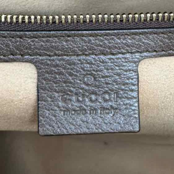 GUCCI GG Supreme Monogram Medium Ophidia Tote Bag Brown