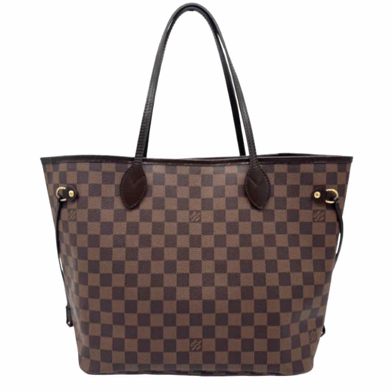 LOUIS VUITTON Damier Ebene Neverfull MM Brown