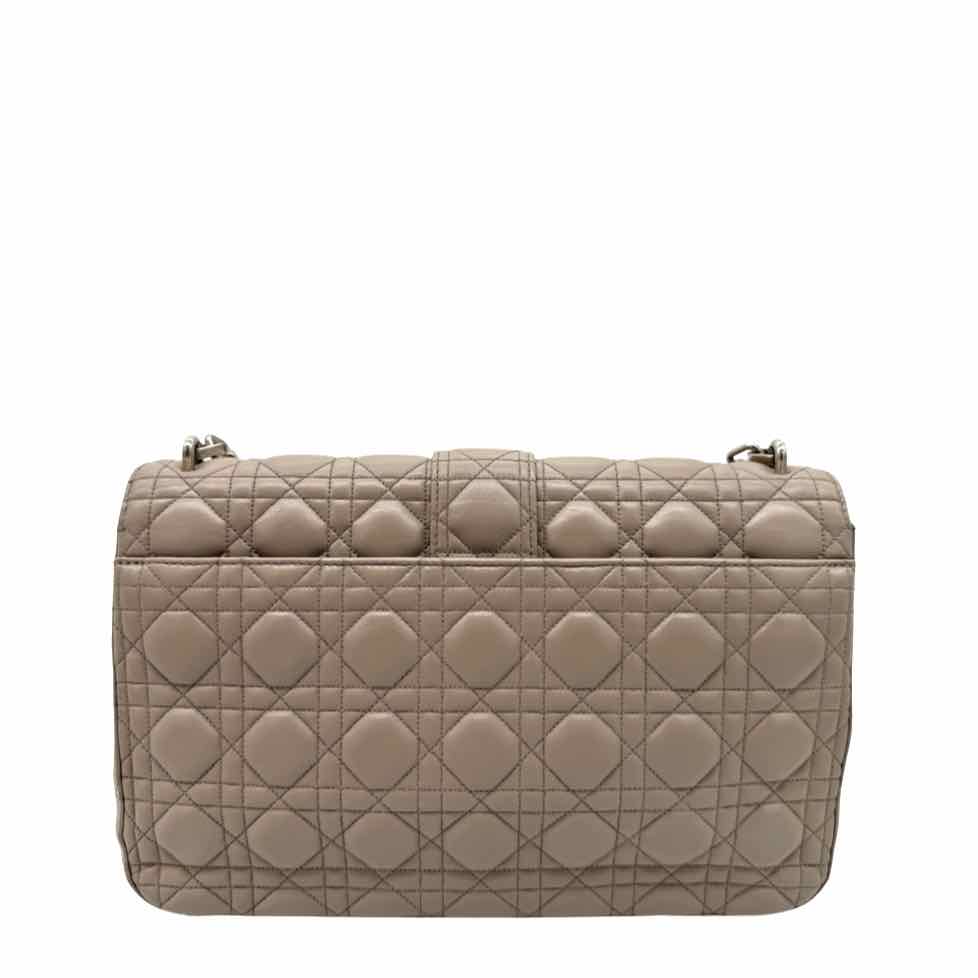 DIOR Cannage Lambskin Large Miss Dior Flap Grey (Pre-Owned)