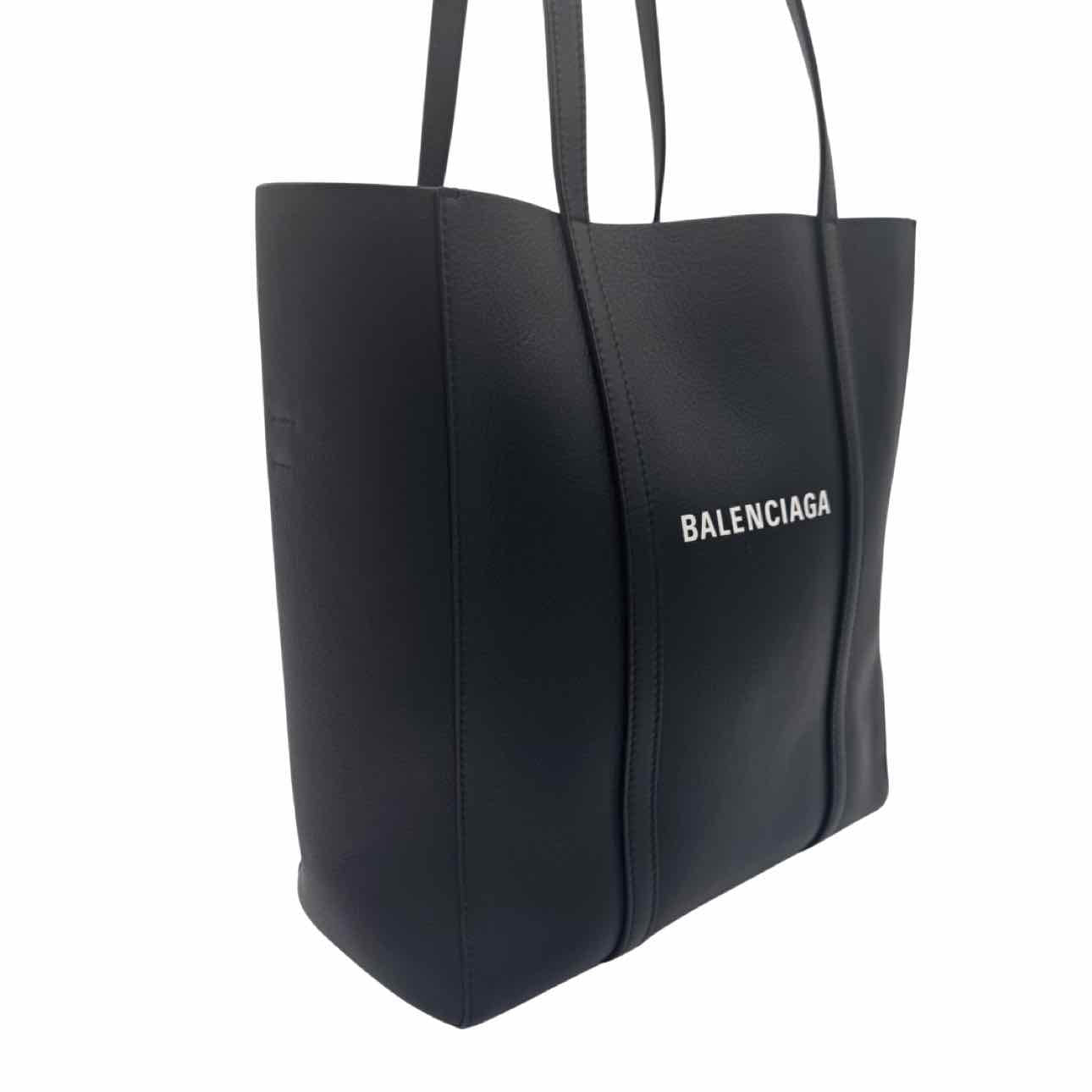 BALENCIAGA Leather Everyday Small Tote Black
