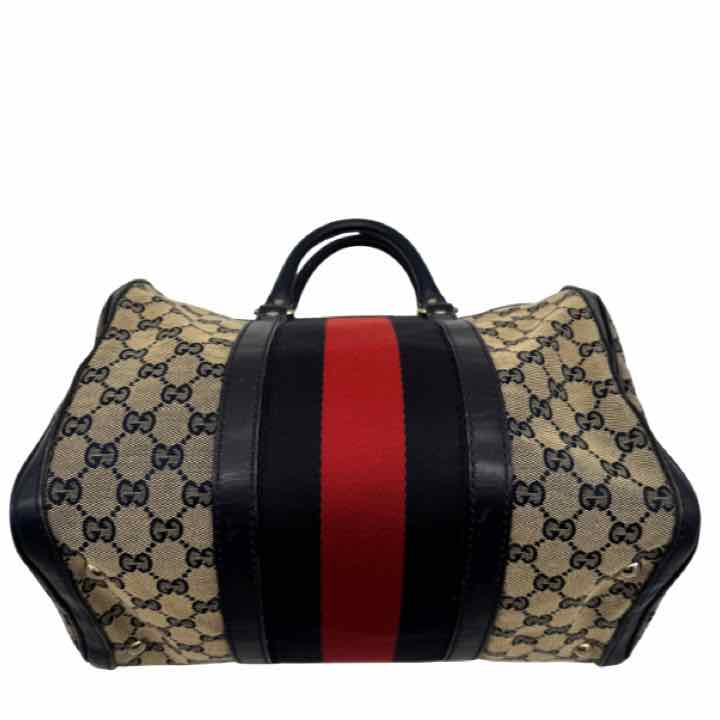 GUCCI Boston Medium Duffel Blue (Pre-Owned)