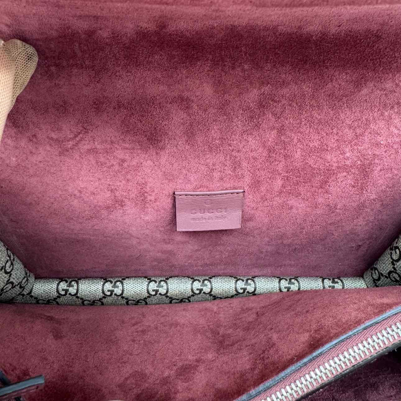 GUCCI Supreme Monogram Blooms Dionysus Shoulder Bag (Pre-Owned)