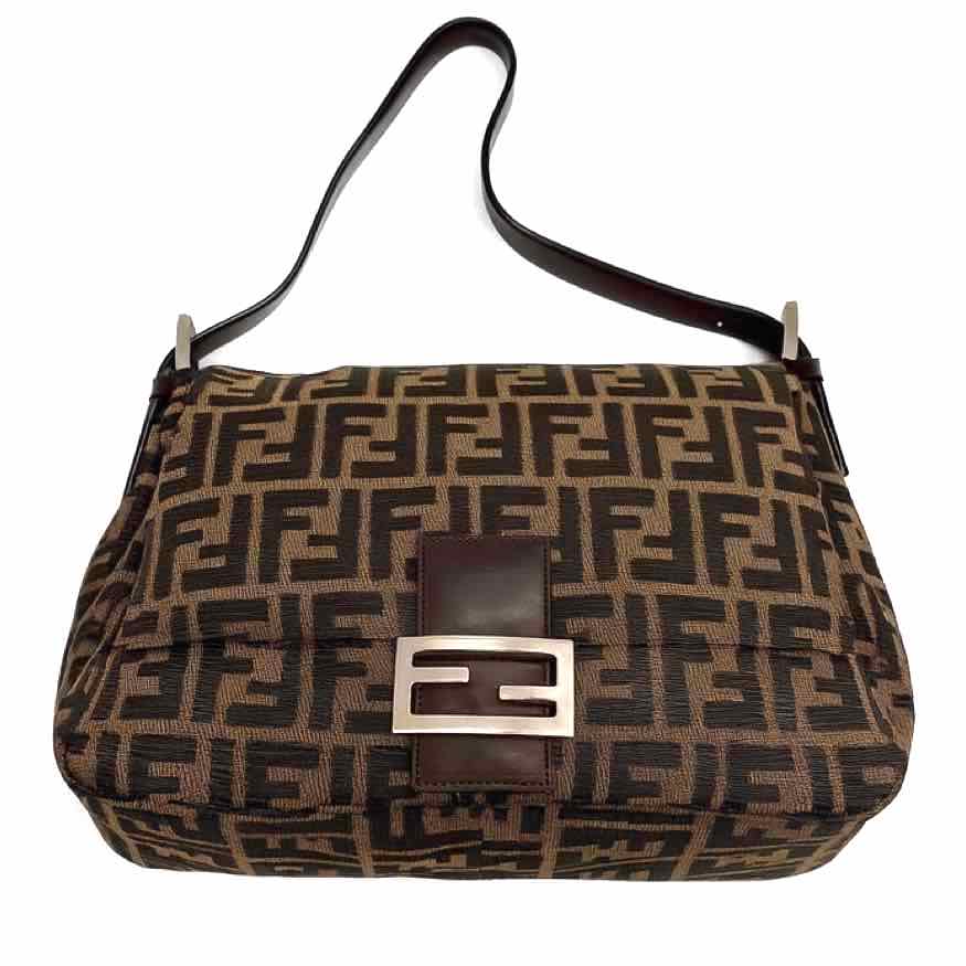 FENDI Mama Baguette Shoulder Bag Brown (Pre-Owned)