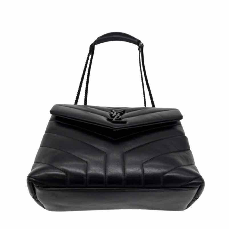 SAINT LAURENT Calfskin Loulou Small Black (Pre-Owned)