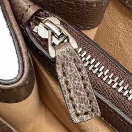 GUCCI Supreme Monogram Textured Dollar Top Handle Dionysus Bag Brown (Pre-Owned)