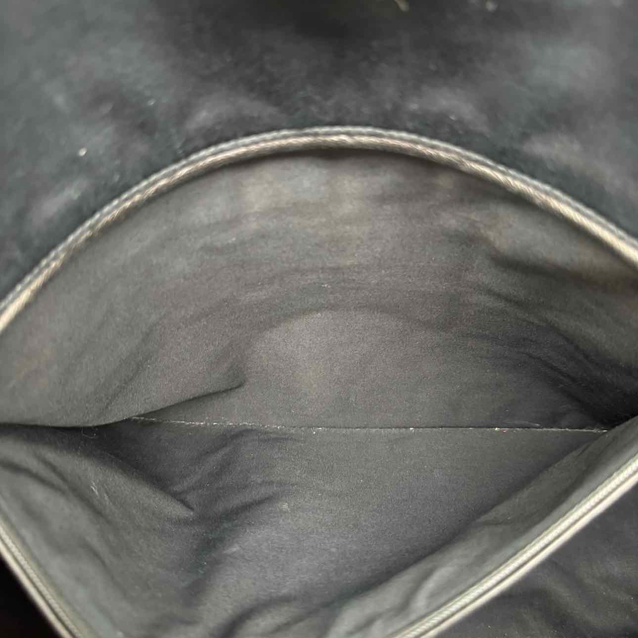 SAINT LAURENT Patent Leather Rive Gauche Raspail Tote (Pre-Owned)
