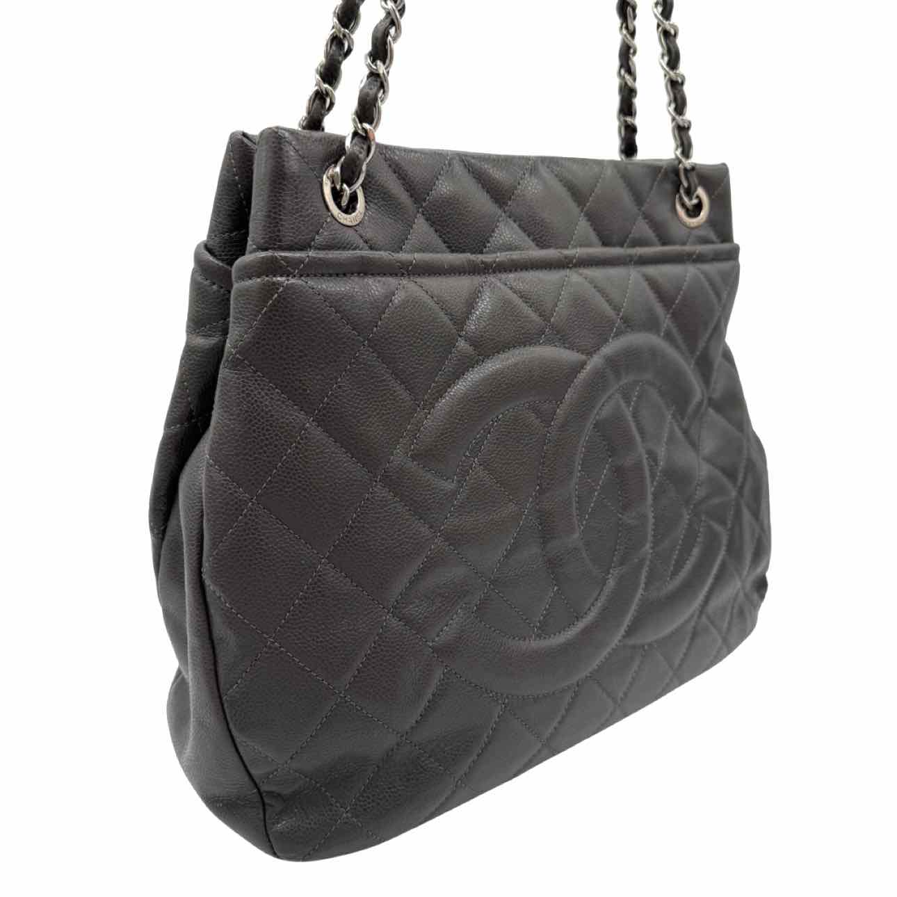 CHANEL CC Timeless Grey Tote Bag