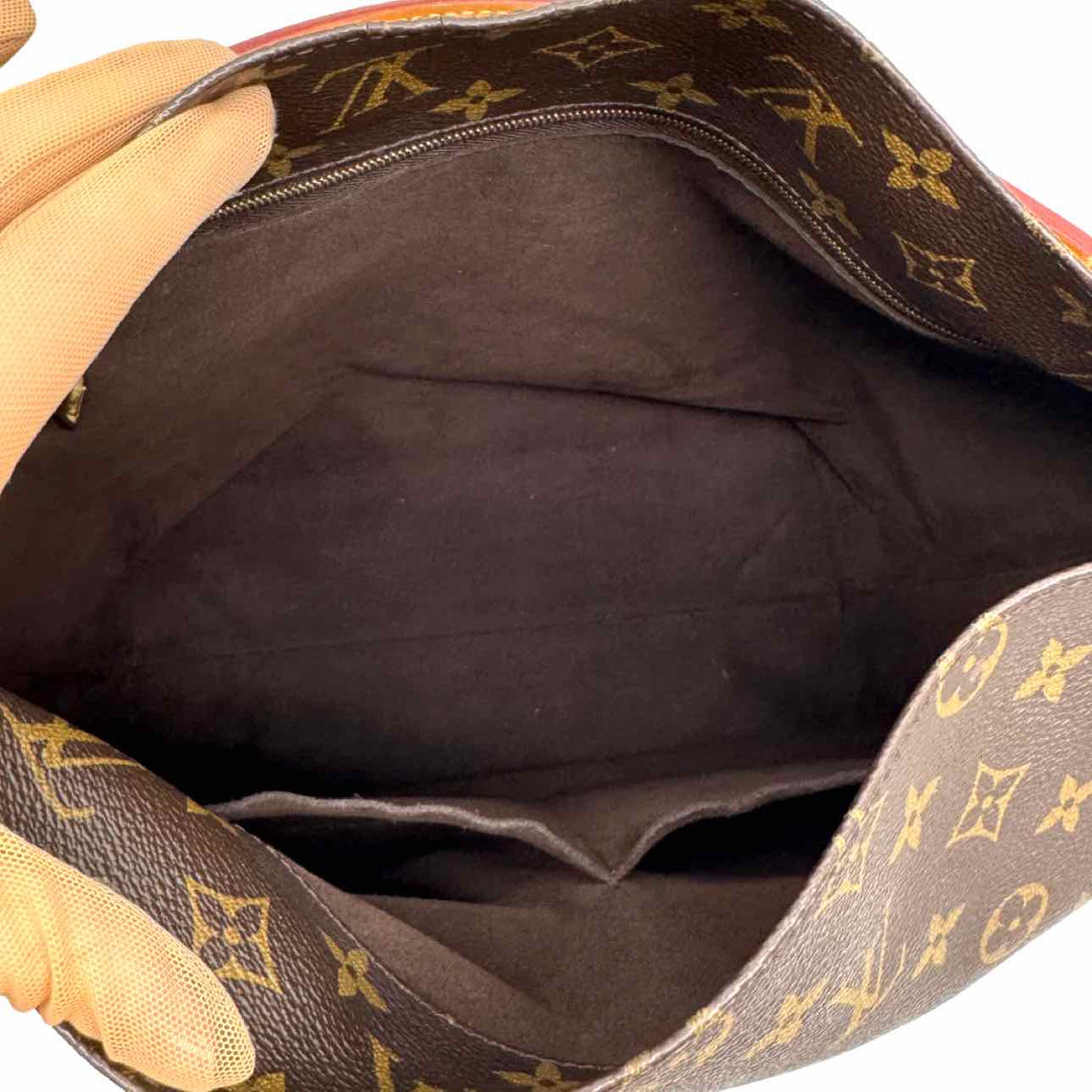 LOUIS VUITTON Monogram Canvas Metis Hobo Bag Brown