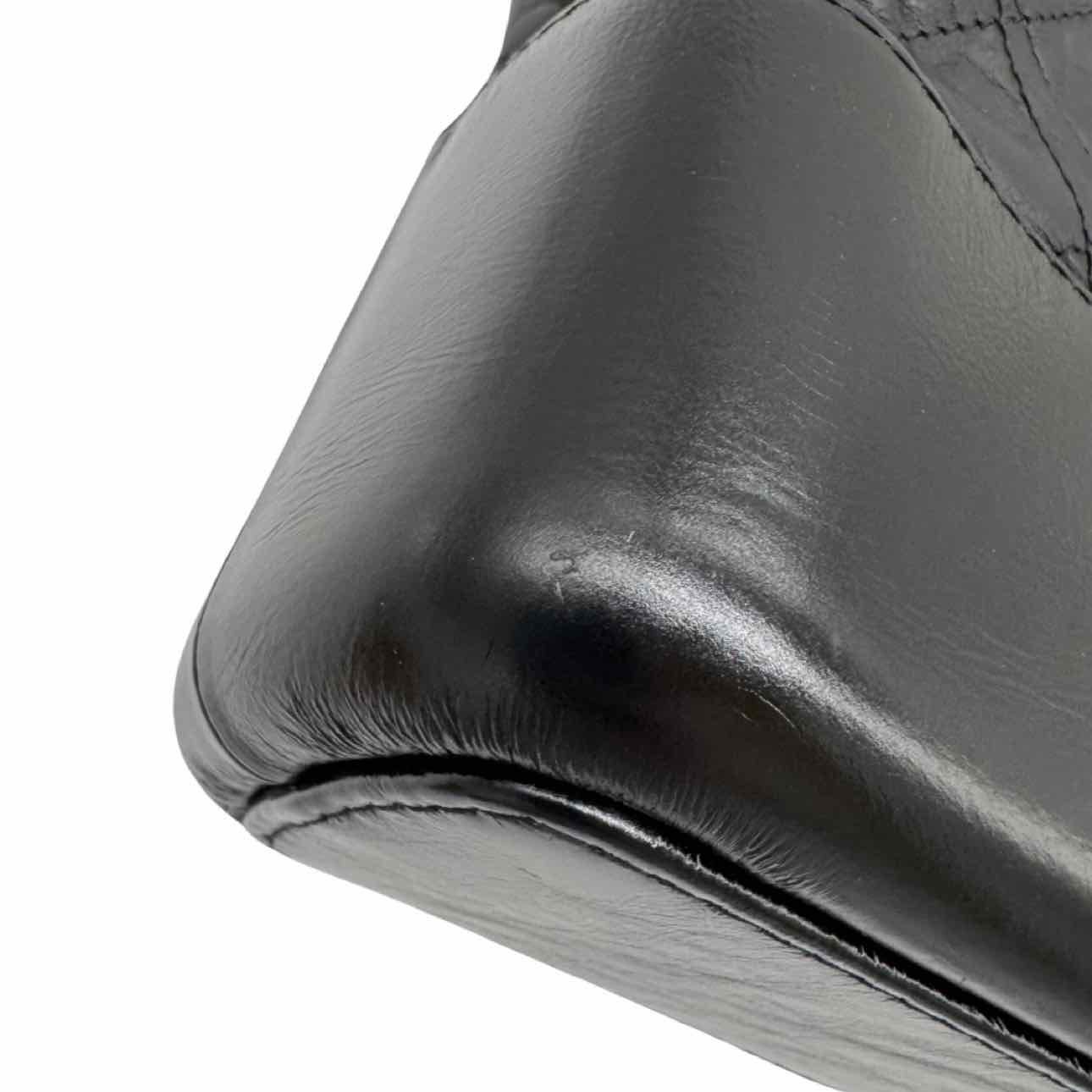 CHANEL Aged Calfskin Medium Gabrielle Hobo Bag Black
