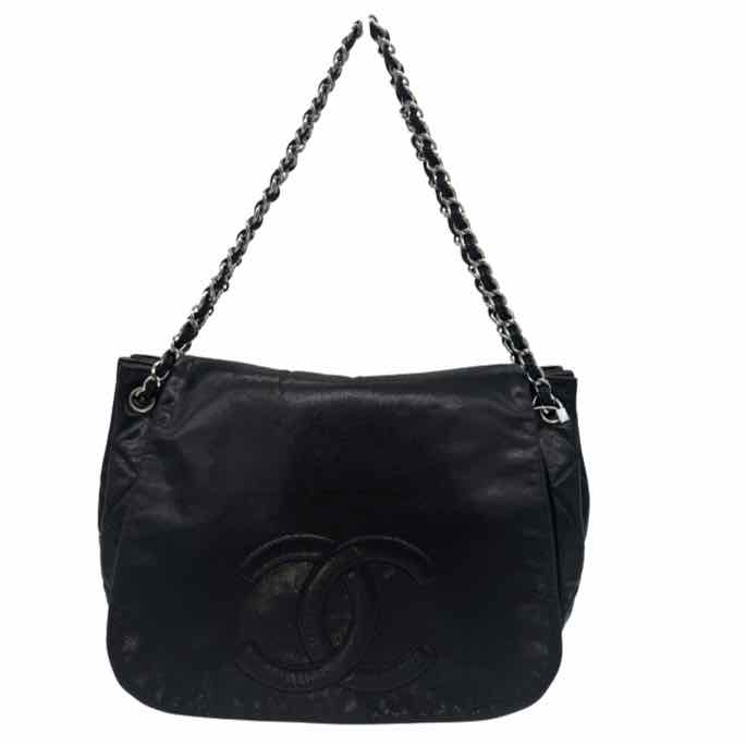 CHANEL Caviar Timeless Flap Handbag Black (Pre-Owned)
