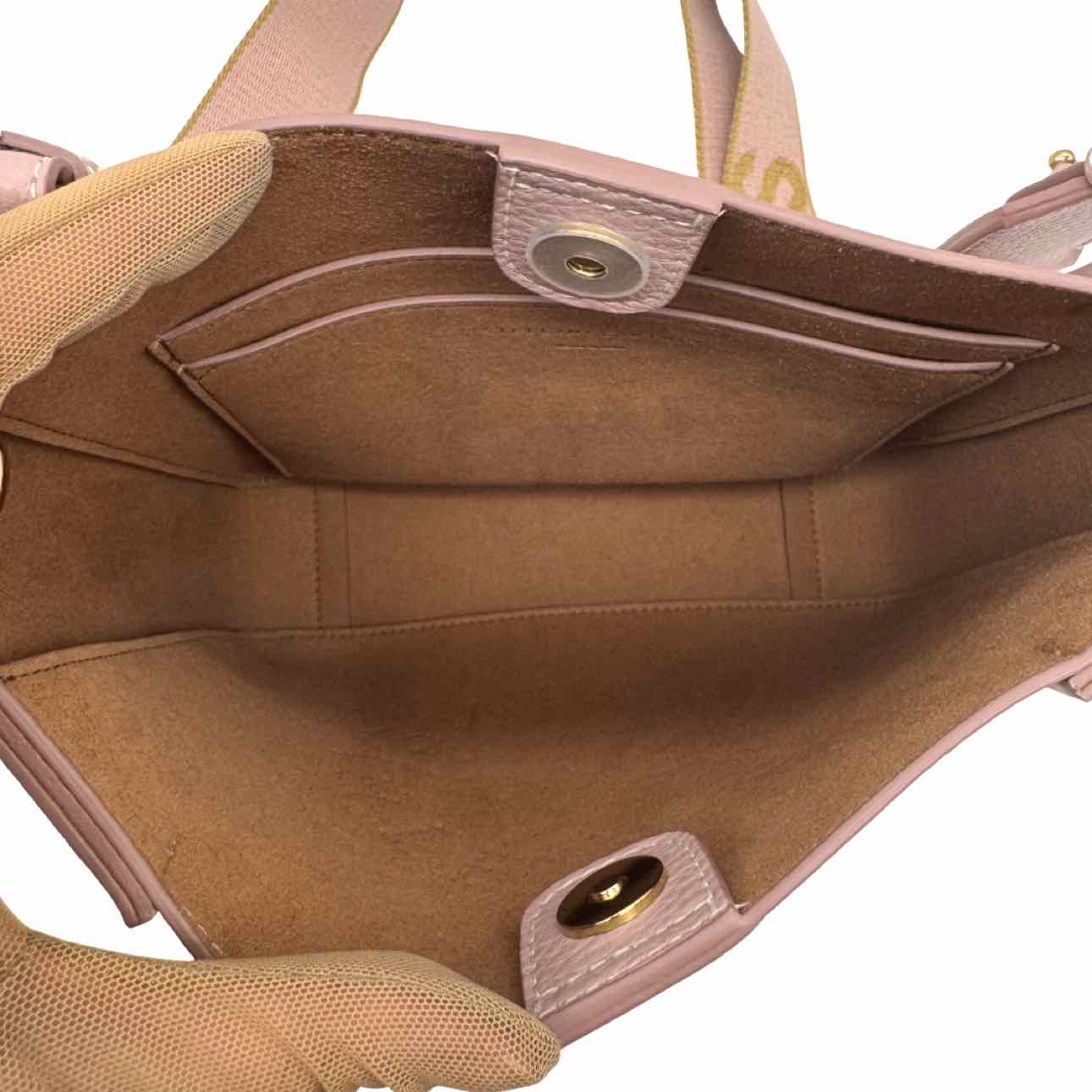 STELLA MCCARTNEY Vegan Leather Stella Logo Crossbody Bag Pink