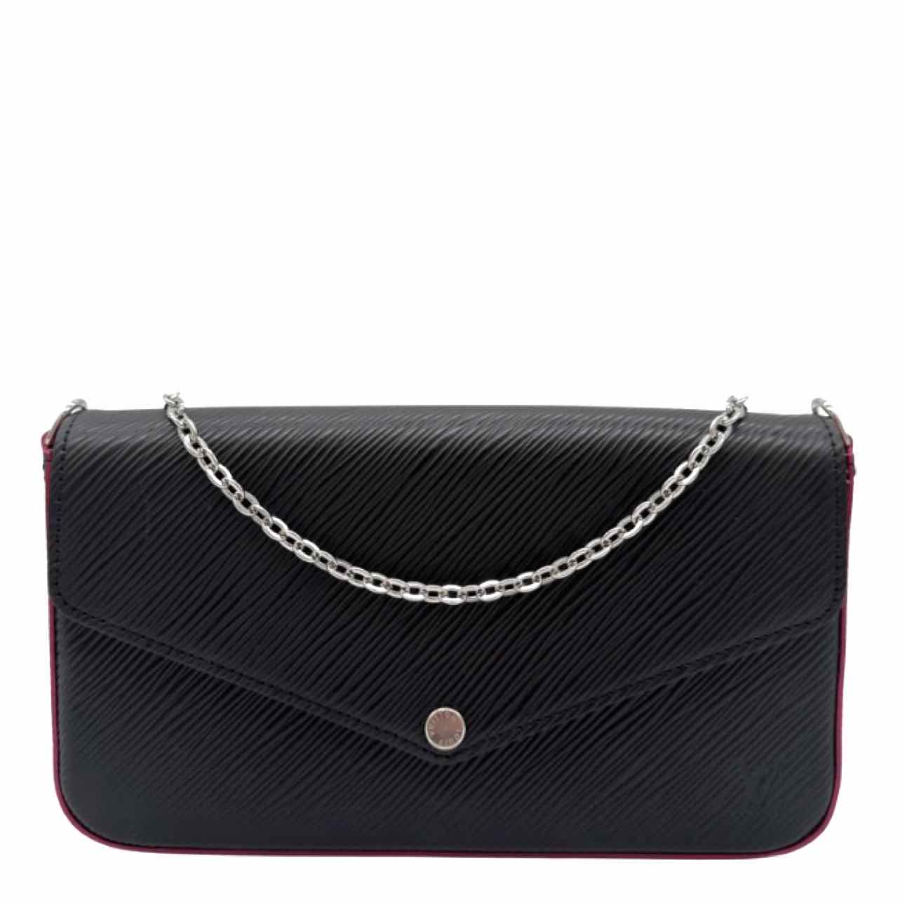 LOUIS VUITTON Epi Leather Pochette Felice Navy