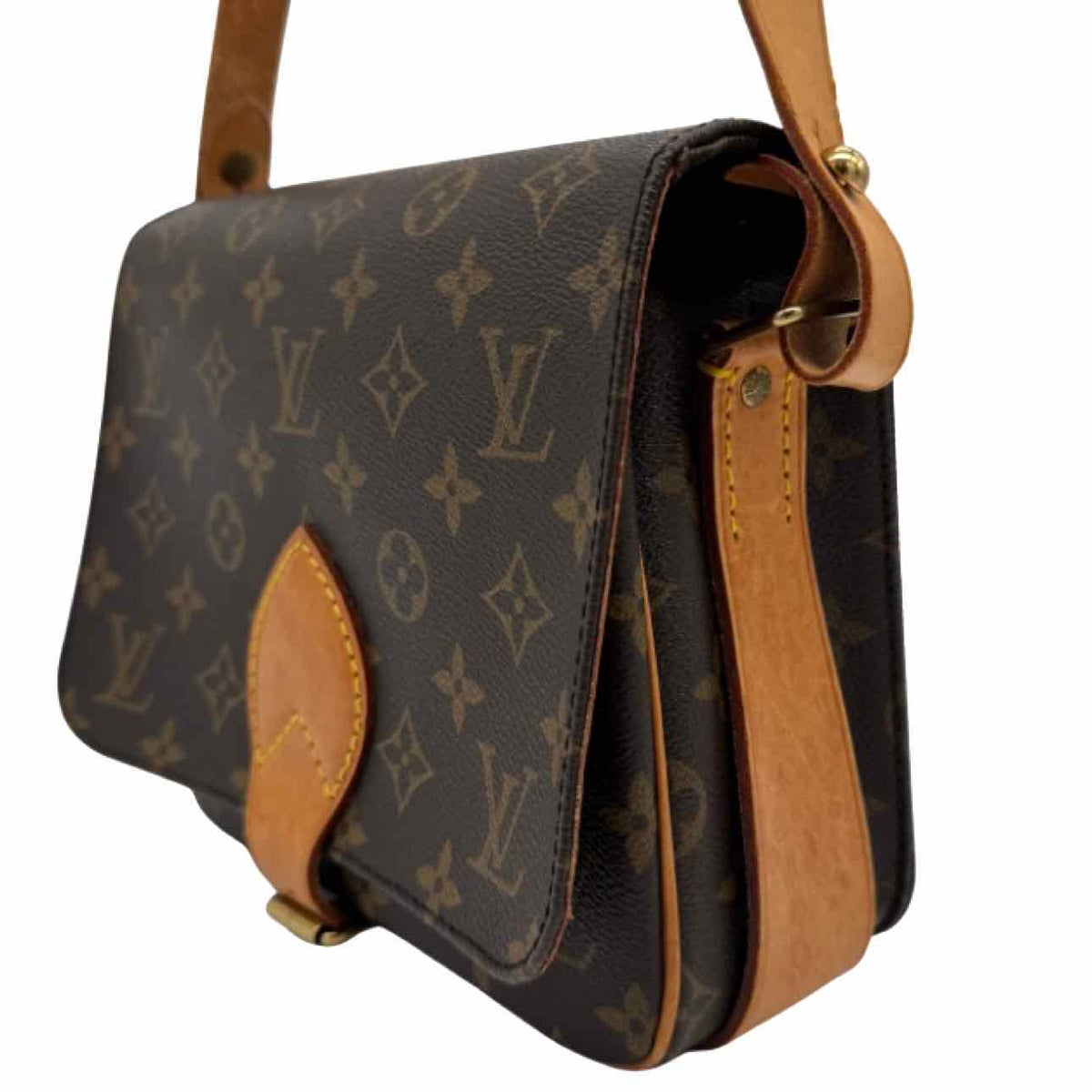 LOUIS VUITTON Monogram Canvas Cartouchiere PM Crossbody