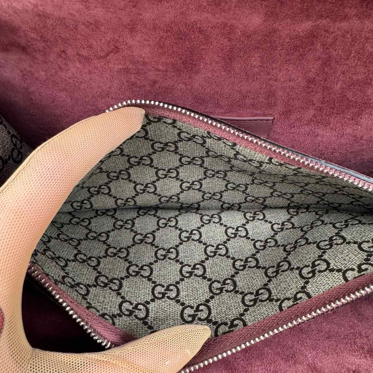 GUCCI Supreme Monogram Blooms Dionysus Shoulder Bag (Pre-Owned)