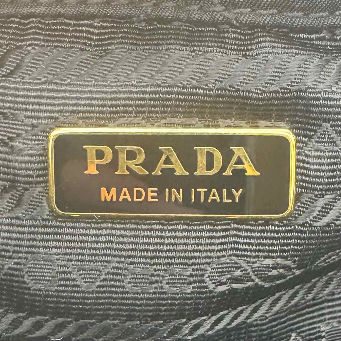 PRADA Re-Nylon Re-Edition 1995 Chaine Shoulder Bag Black
