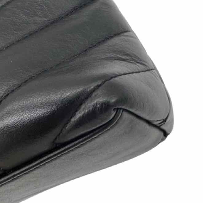 SAINT LAURENT Calfskin Loulou Small Black (Pre-Owned)