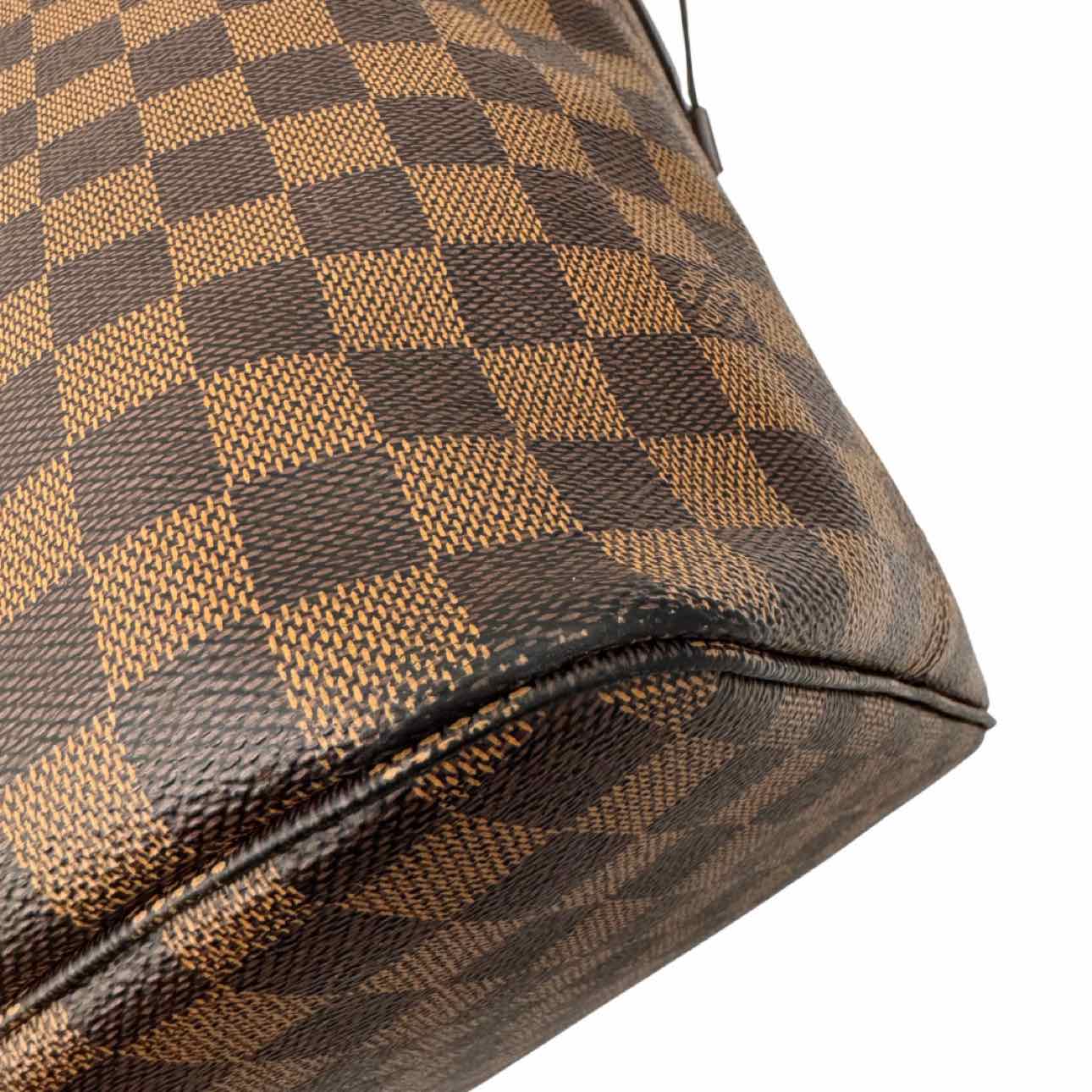LOUIS VUITTON Damier Ebene Neverfull GM Brown Tote Bag