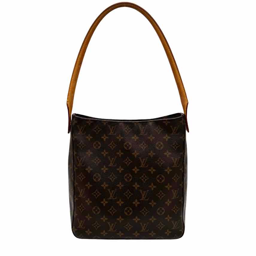 LOUIS VUITTON Monogram Canavas Looping GM Brown (Pre-Owned)