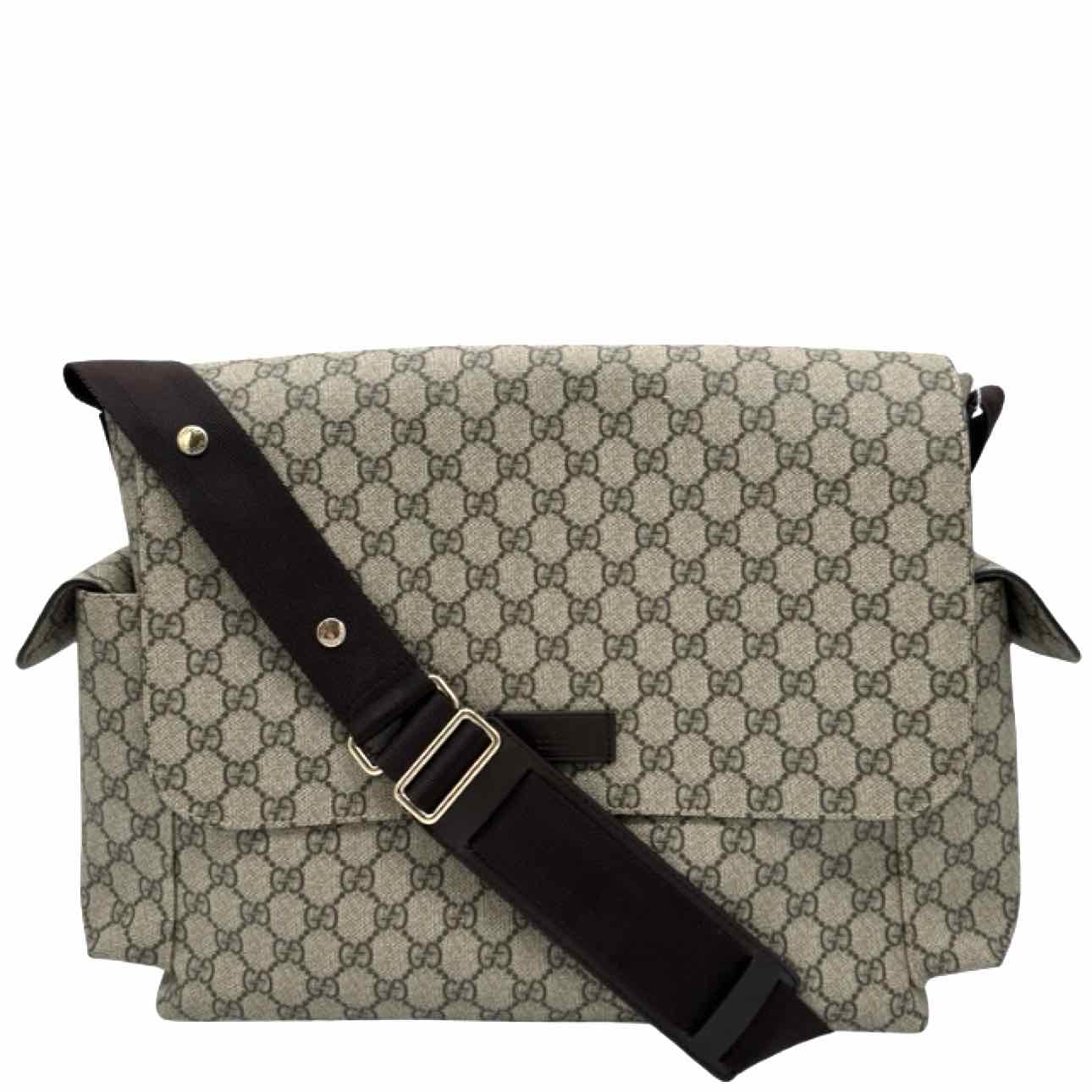 GUCCI GG Supreme Large Diaper Bag