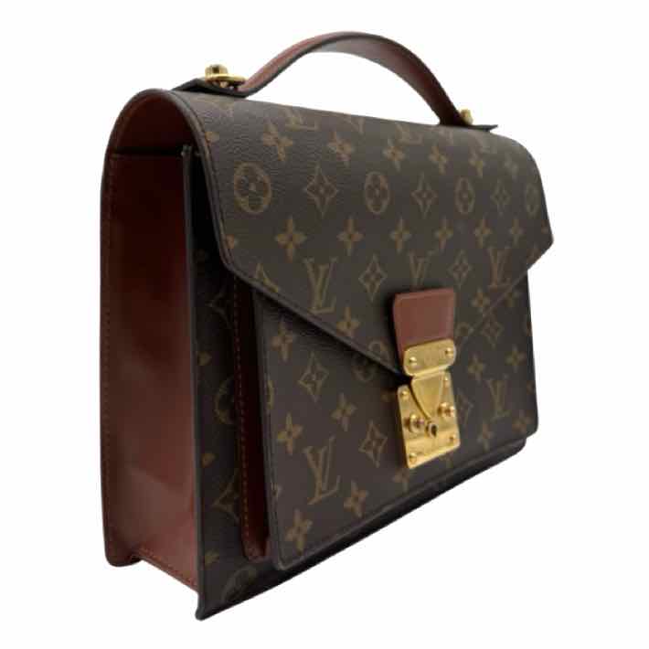 LOUIS VUITTON Monogram Monceau 28 Satchel (Pre-Owned)
