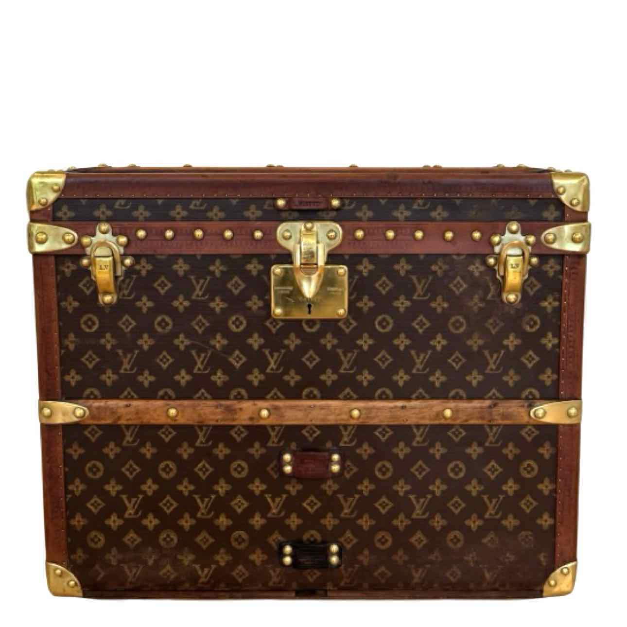 LOUIS VUITTON Monogram Canvas Shoe Trunk
