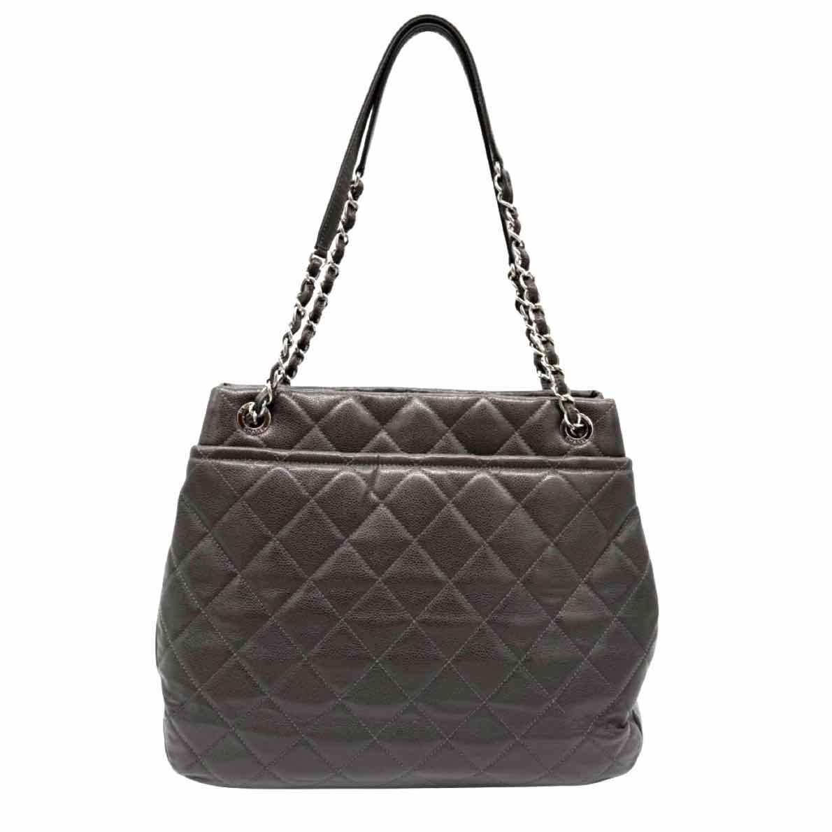 CHANEL CC Timeless Grey Tote Bag