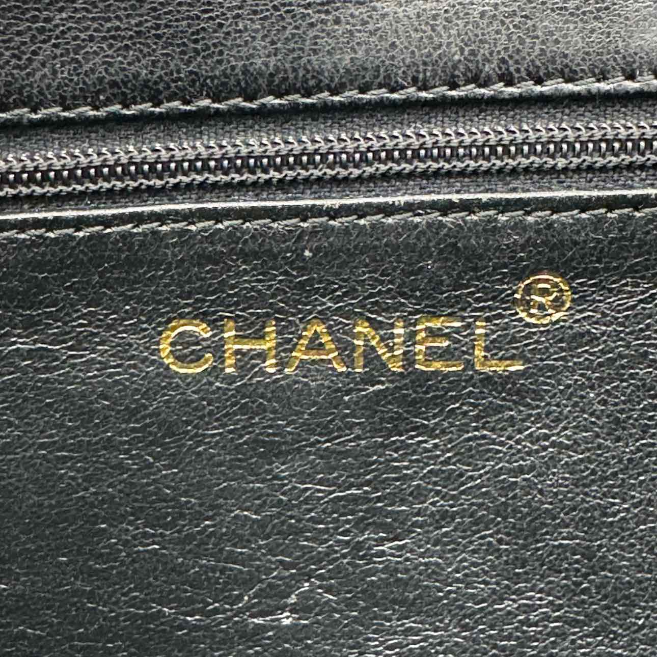 CHANEL Quilted Lambskin Full Flap Coco Mark Shoulder Bag (Pre-Owned)